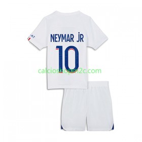 Paris Saint Germain Neymar Jr 10 Bambino Maglia Terza 2022/2023 Manica Corta (+ Pantaloncini)